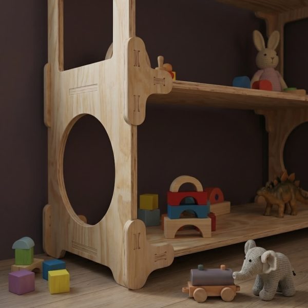 KoaMally Kids Open Play Shelf